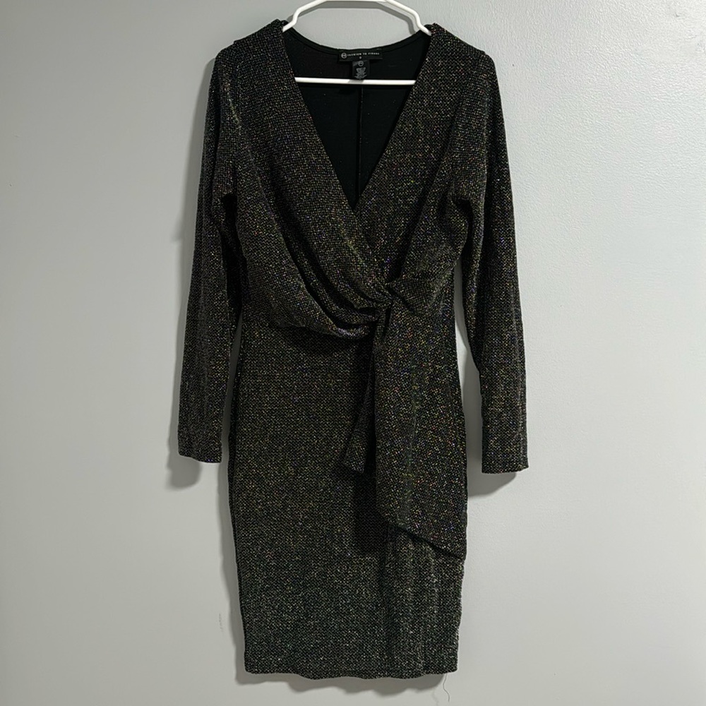 Beautiful black sparkly dress